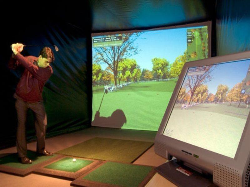 德尼亚拉塞拉万豪高尔夫度假村及水疗中心 设施 照片 Golf Simulator